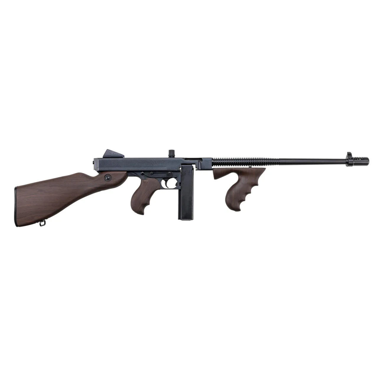 Auto-Ordnance - Thompson 1927A-1 Deluxe Lightweight — 1927A-1C 45CAL LT WT BL/WD 18" LIGHTWEIGHT FRAME 18" BARREL