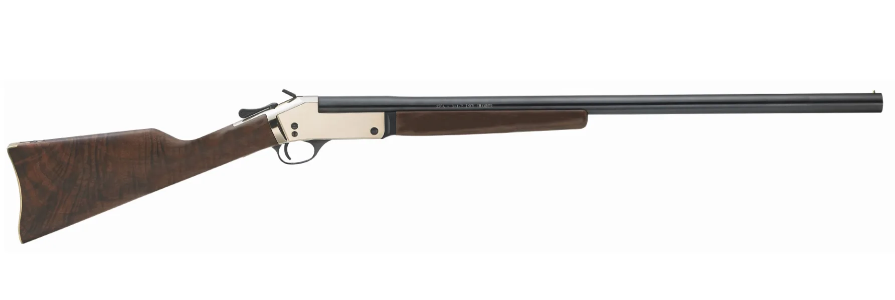 Henry Repeating Arms Henry Singleshot Shotgun — SINGLESHOT BRASS 20/26 BL/WD BRASS RECEIVER