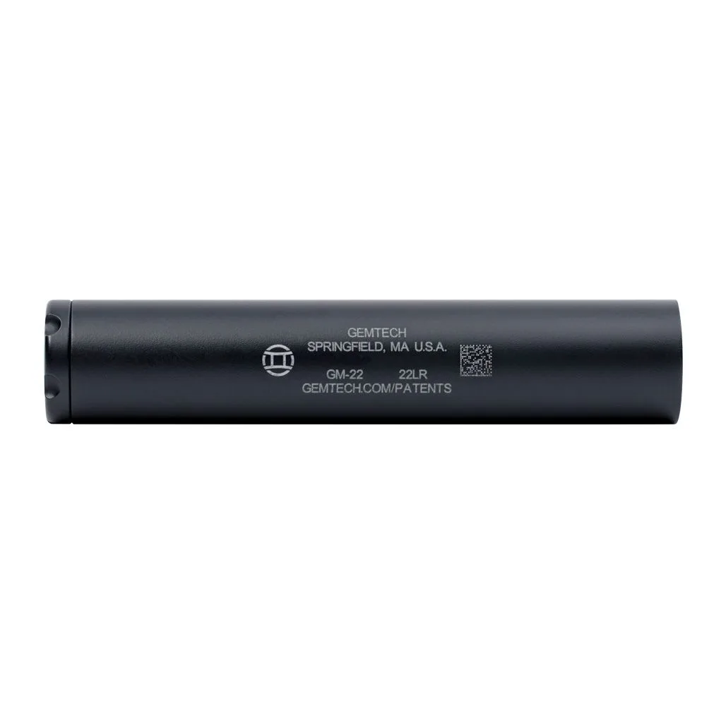 Gemtech GM-22 — GM-22 22LR 1/2X28 SILENCER 12127