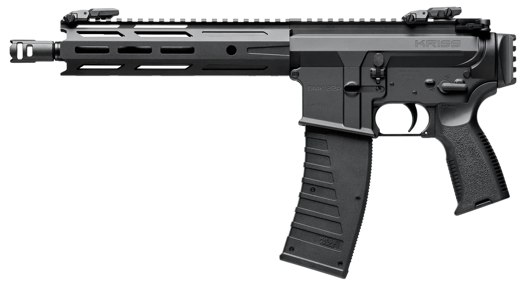 Kriss USA DMK22P — DMK22P 22LR 10.5" BLK 25+1 TB