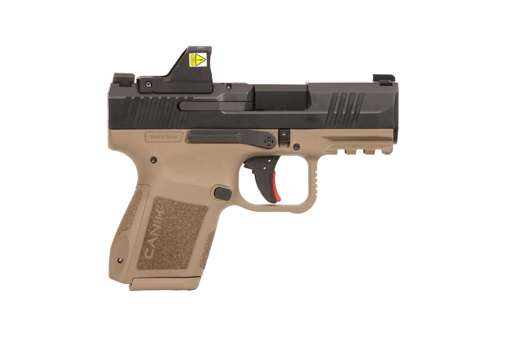 Canik METE MC9 — METE MC9 9MM BLK/FDE 15+1 MO1 Mecanik MO1 Optic