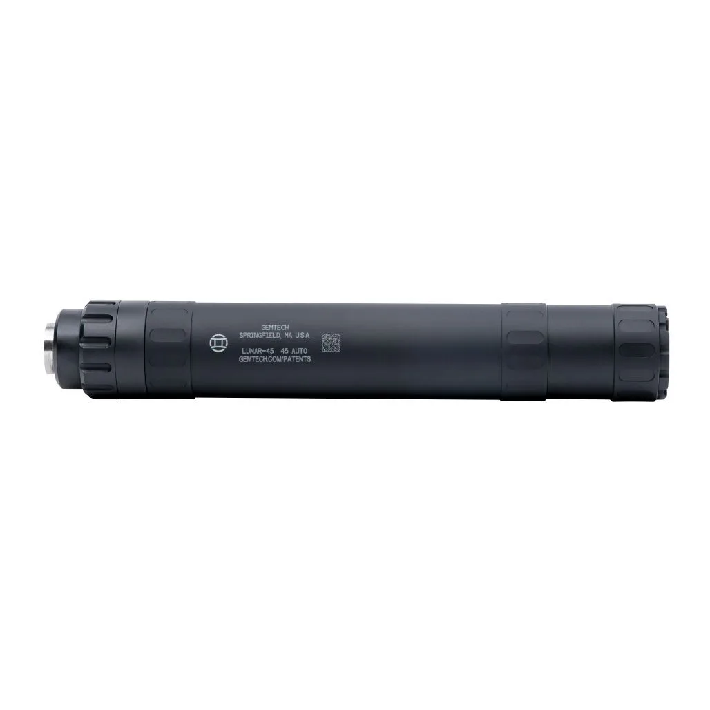 Gemtech Lunar-45 — LUNAR-45 45ACP BLACK 578-28 12126 | MODULAR 45 SUPPRESSOR