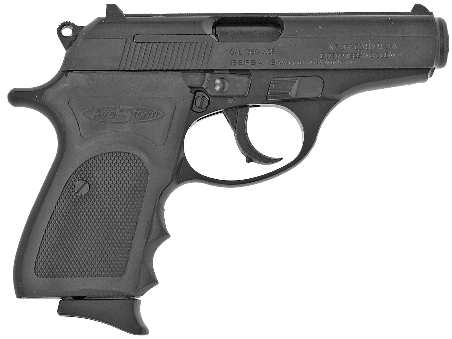 Bersa Firestorm 380 ACP — FIRESTORM 380ACP BLK 3.5" CA 7+1 | FIXED SIGHTS | CA COMPLY