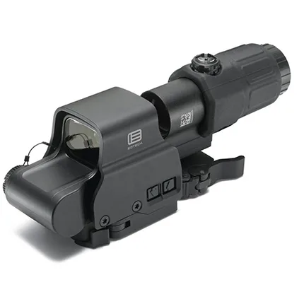 Eotech HHSII HHS II EXPS & G33 Magnifier Matte Black 1x/3x 1.20" x 0.85" 1 MOA Red Dot/68 MOA Ring