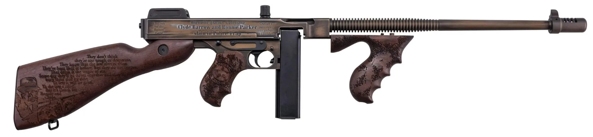 Auto-Ordnance - Thompson 1927A-1 Bonnie & Clyde — BONNIE&CLYDE 1927A1 45ACP 50RD INCLUDES 50 ROUND DRUM