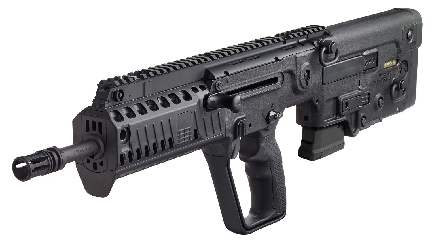 IWI - Israel Weapon Industries TAVOR XB95 — Tavor X95 5.56 BLK 16.5" 10+1 Flattop/Bull PUP/BUIS W/Tritm