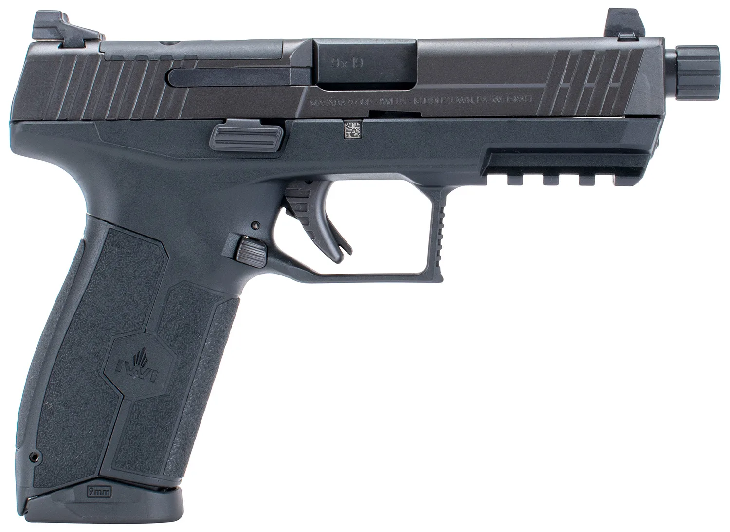 IWI - Israel Weapon Industries Masada 9mm — MASADA OR 9MM POLY BLK 10+1 TB (2) 10RD MAGS | OPTICS READY