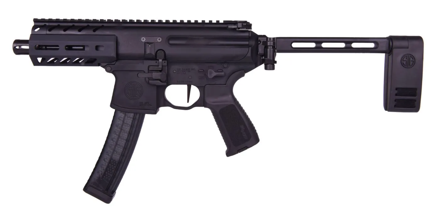 SIG SAUER MPX K — MPX K PISTOL 9MM 4.5" PCB 35RD PMPX-4B-9-35 | BLACK | MLOK HG
