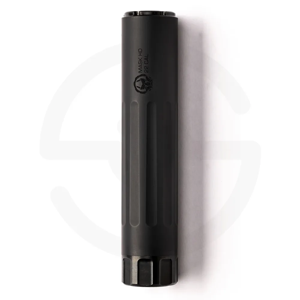 Dead Air Mask 22 HD — .22 LR Black 1/2x28