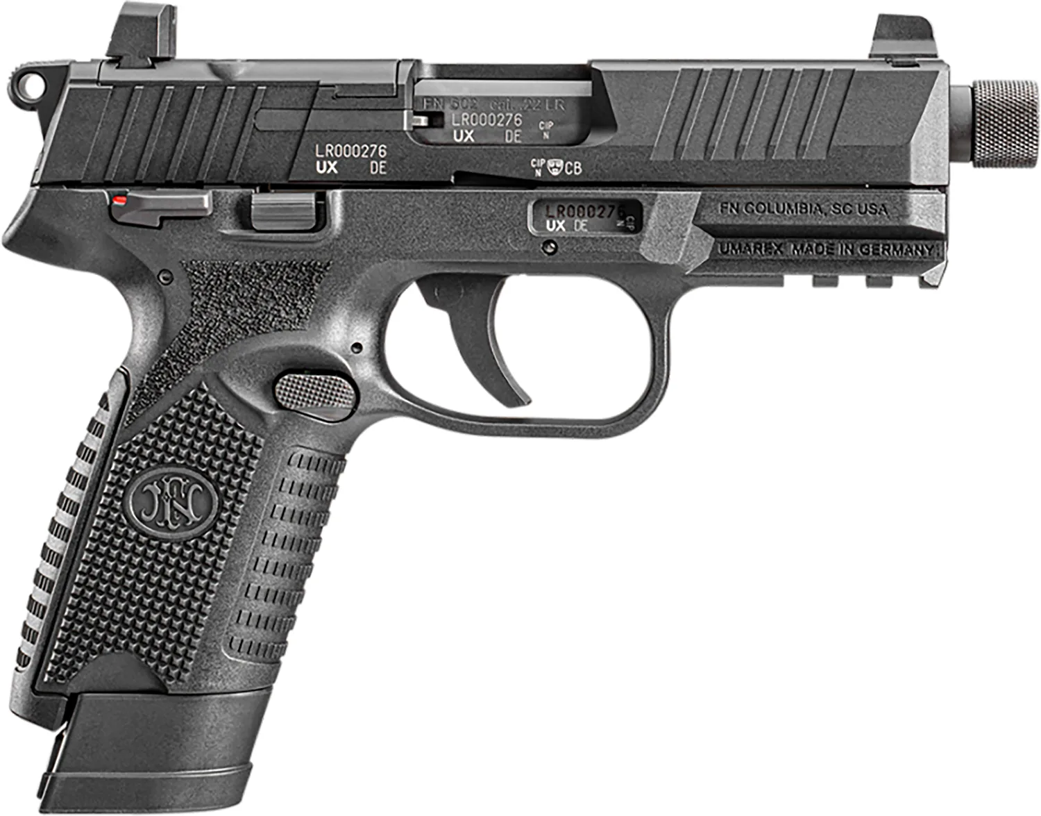 FN FN 502 Tactical — FN 502 TACT 22LR BLK 10+1 TB OPTICS READY