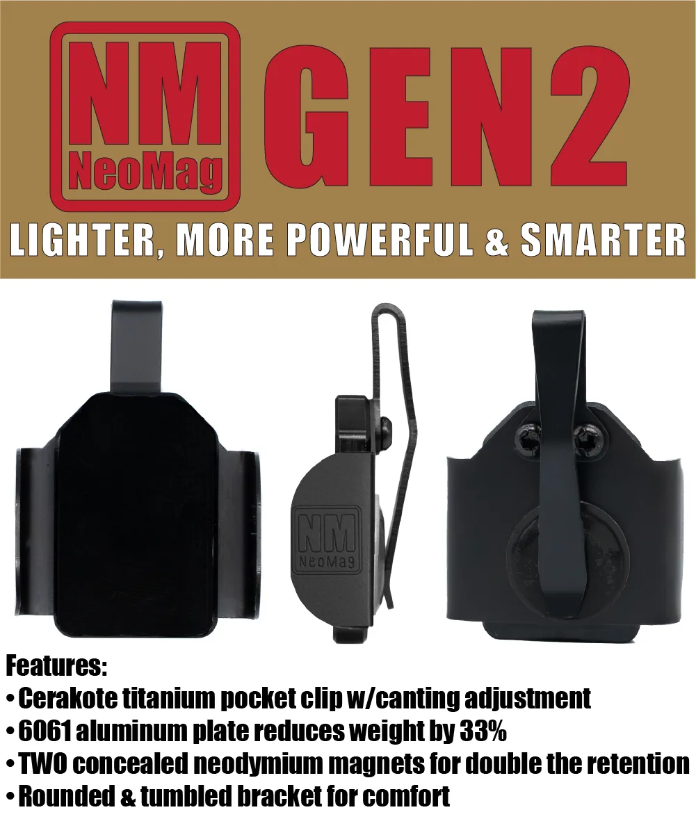 NeoMag Magnetic Pocket Magazine Carrier – Gen 2
