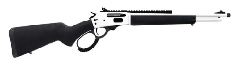 Rossi 95303016W R95 Trapper 30-30 Win 5+1 16.50" White Cerakote Threaded Barrel, White Cerakote Picatinny Rail Stainless Steel Receiver, Fixed Black Polymer Stock