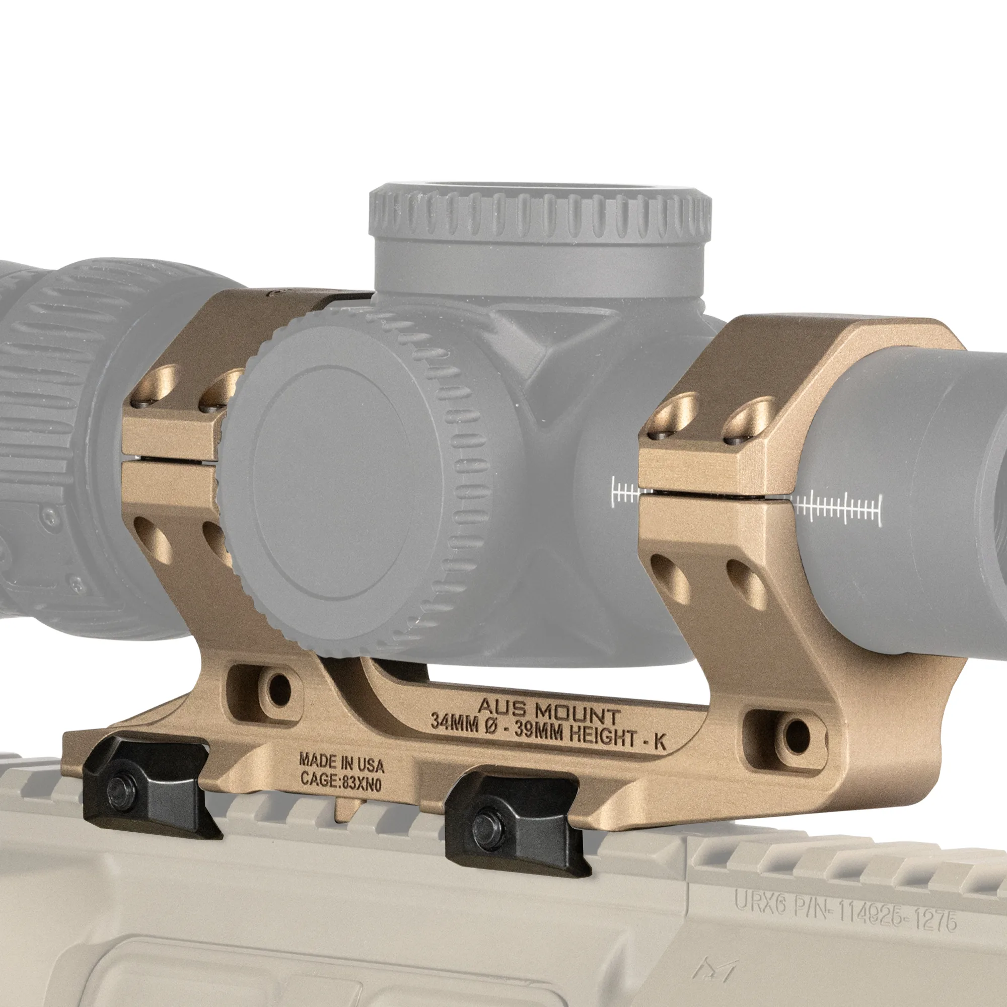 AUS™ MOUNT – 34MM DIAMETER – SHORT LENGTH FOR VORTEX® AMG™ 1-10 CONTRACT