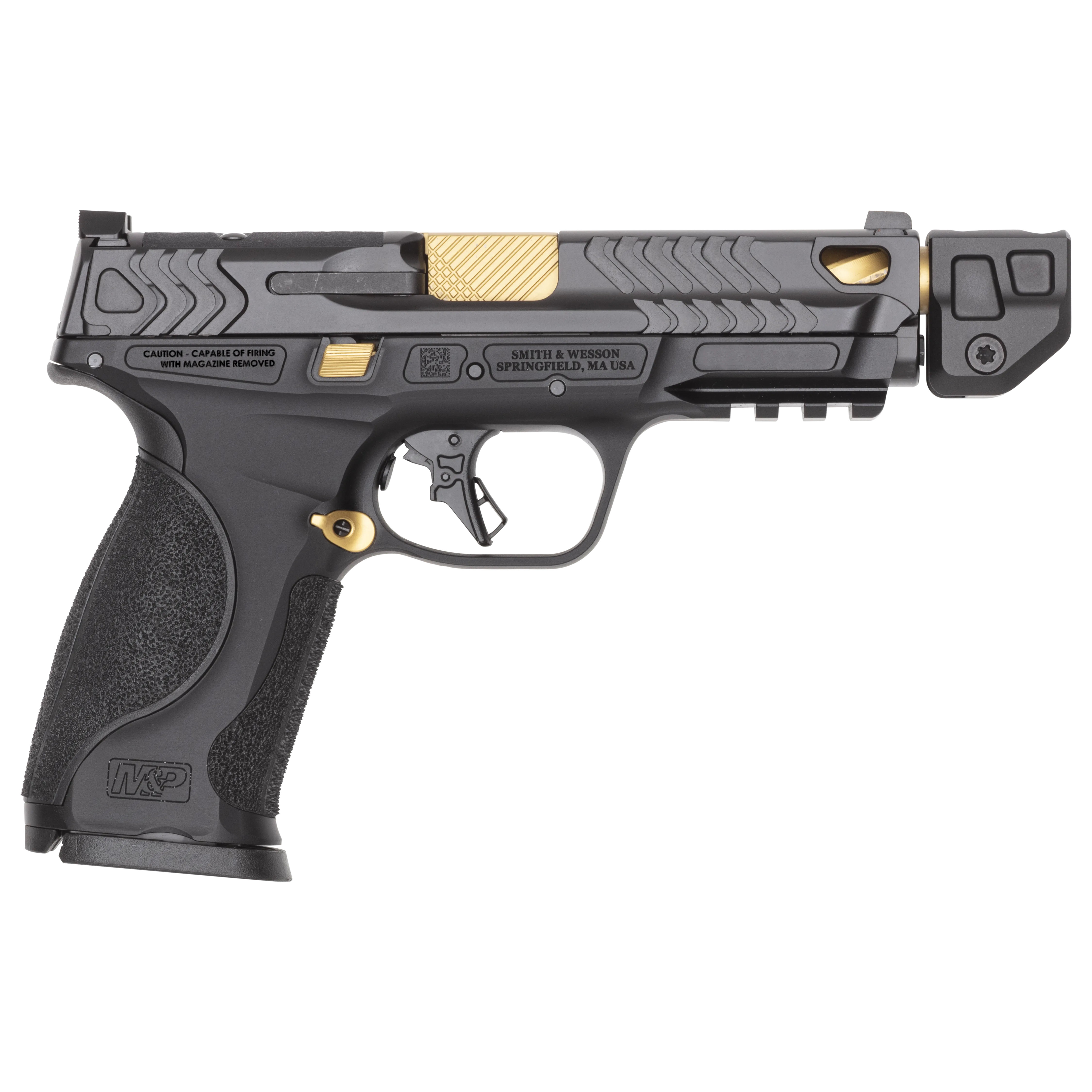 Smith and Wesson M&P9 M2.0 PC Metal OR Comp — M&P9 M2.0 Metal 9MM Gold OR