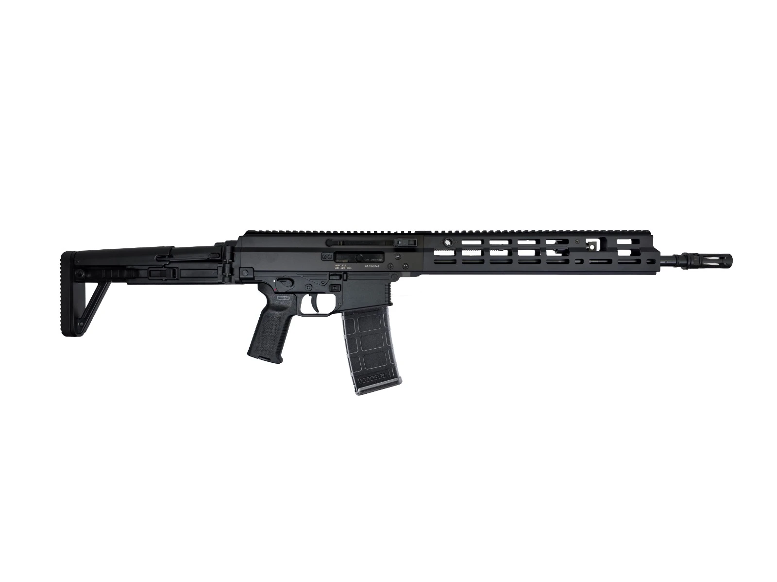 B&T APC223 Pro 16.5" Rifle - Black — 5.56mm (.223) 1/2x28 Black