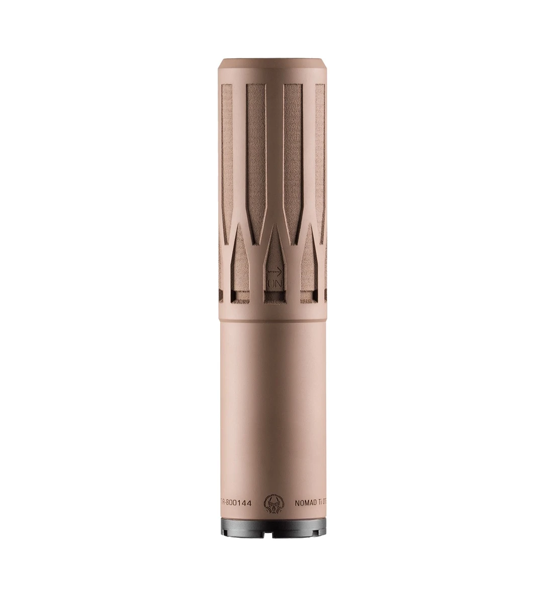 Dead Air Nomad Ti OTB — 7.62mm (.308) Xeno 5/8x24 Flat Dark Earth