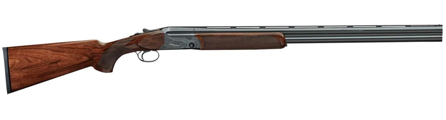 Rizzini USA 1103-1228 BR110 Limited 12 Gauge 28" Nickel Chrome Steel Receiver Engraved Grade 2.5 Turkish Walnut Wood Stock