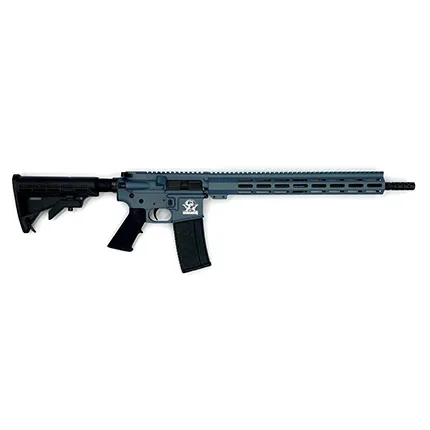 Great Lakes Firearms GL15223BLU AR-15  223 Wylde 30+1 16" Black Nitride Threaded Barrel, Blue Titanium Cerakote Aluminum Receiver w/Picatinny Rail, M-LOK Handguard, Black Polymer Stock, Mil-Spec Grip