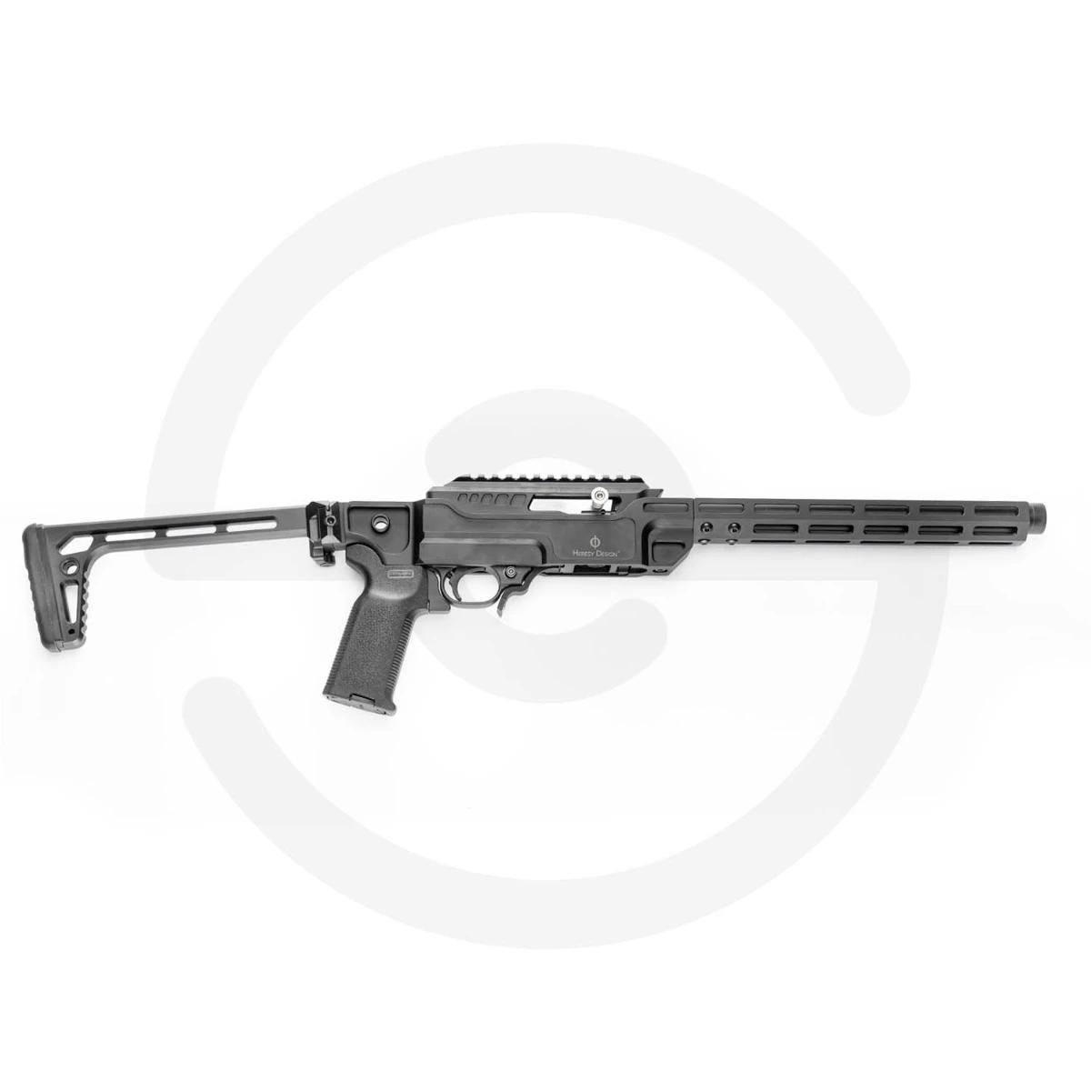 TacSol x Heresy Design X-Ring Gen 2 SBR | Silencer Shop Exclusive — .22 LR Black