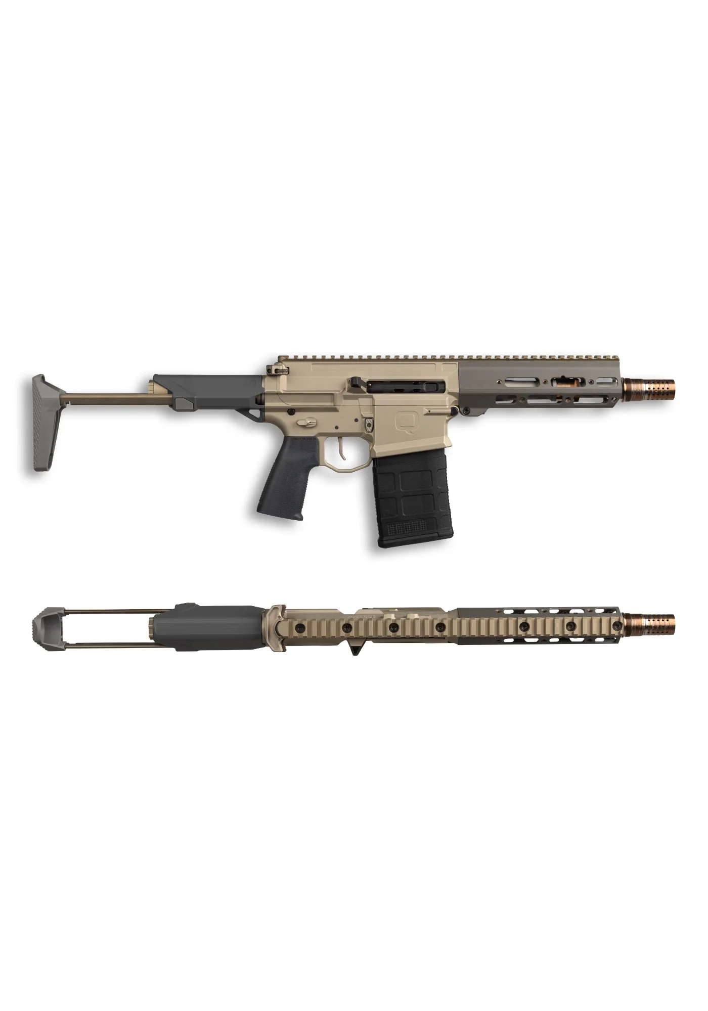 Q LLC BOOMBOX868INPISTOL Boombox 8.6 Blackout 8.60"