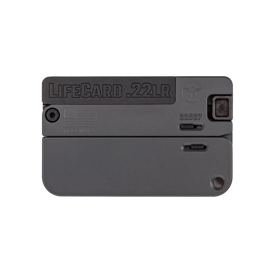 Trailblazer Firearms LifeCard — LIFECARD 22LR BLACK/CONCRETE
