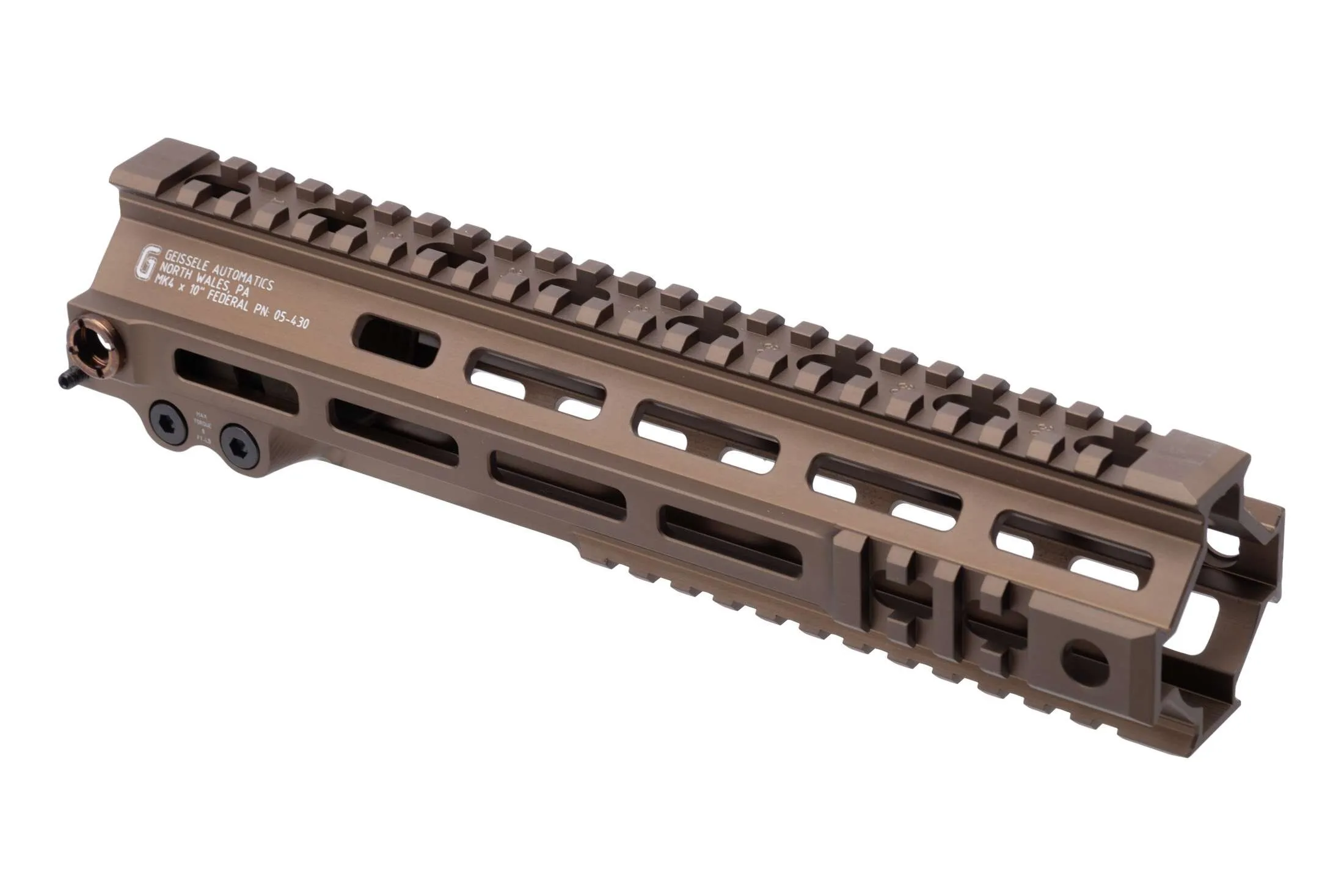 10" Super Modular Rail MK4 Federal M-LOK, DDC