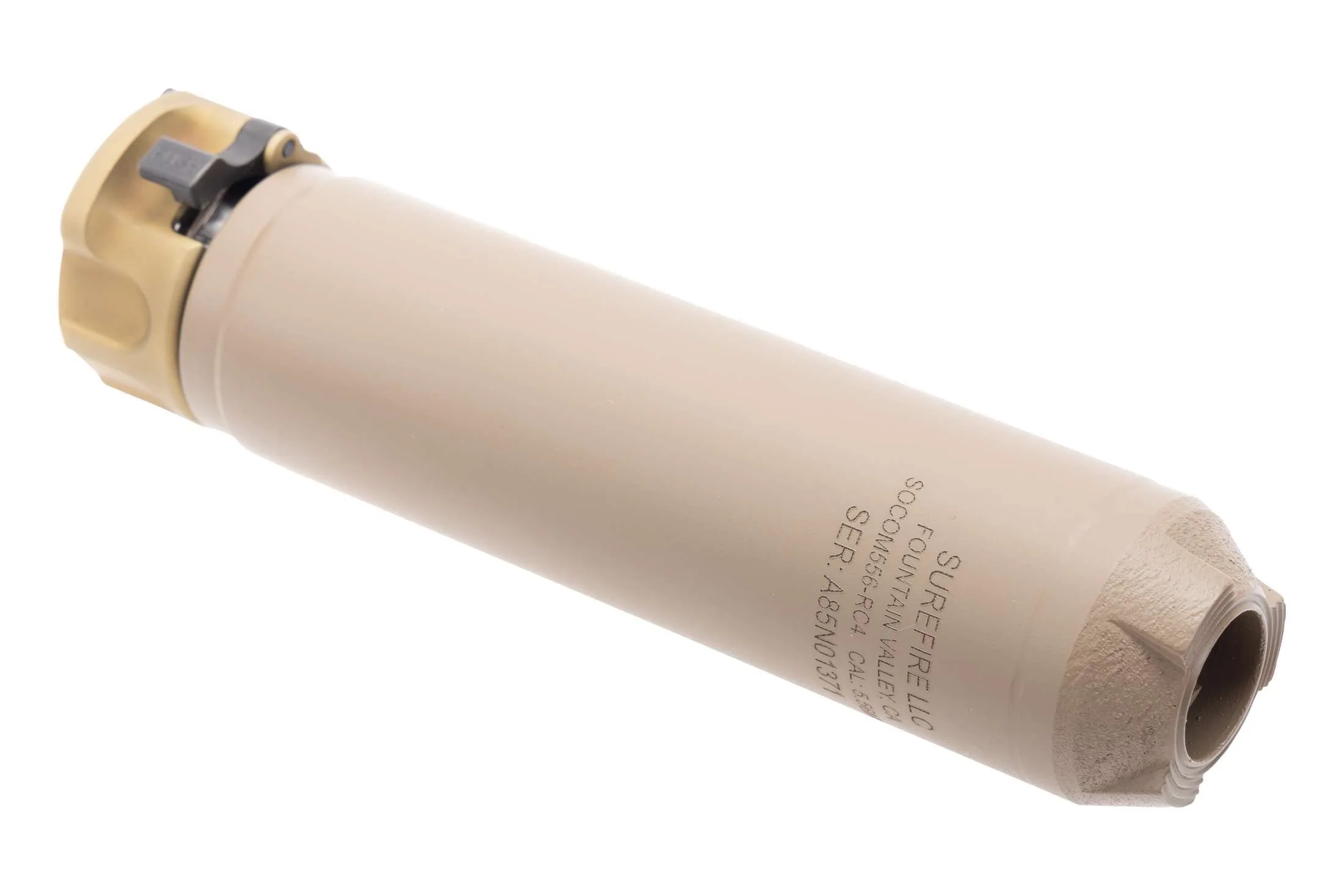 SureFire SOCOM RC4 5.56 NATO Suppressor - Dark Earth