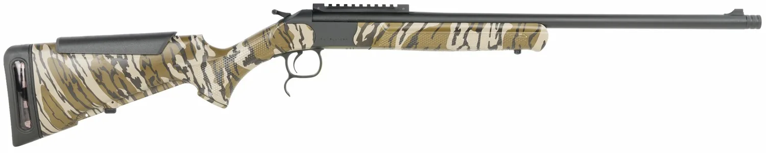 Retay USA GML20OGBL Gamelander 20 Gauge Single Shot 3" 1rd Black Deep Bore Barrel, Black Drilled & Tapped Receiver w/Picatinny Rail, Adj LOP OG Bottomland Synthetic Stock