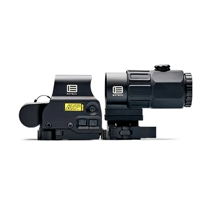 Eotech HHSVI HHS VI EXPS & G43 Magnifier Matte Black 1x/3x 1.20" x 0.85"  1 MOA Red Dot/68 MOA Ring