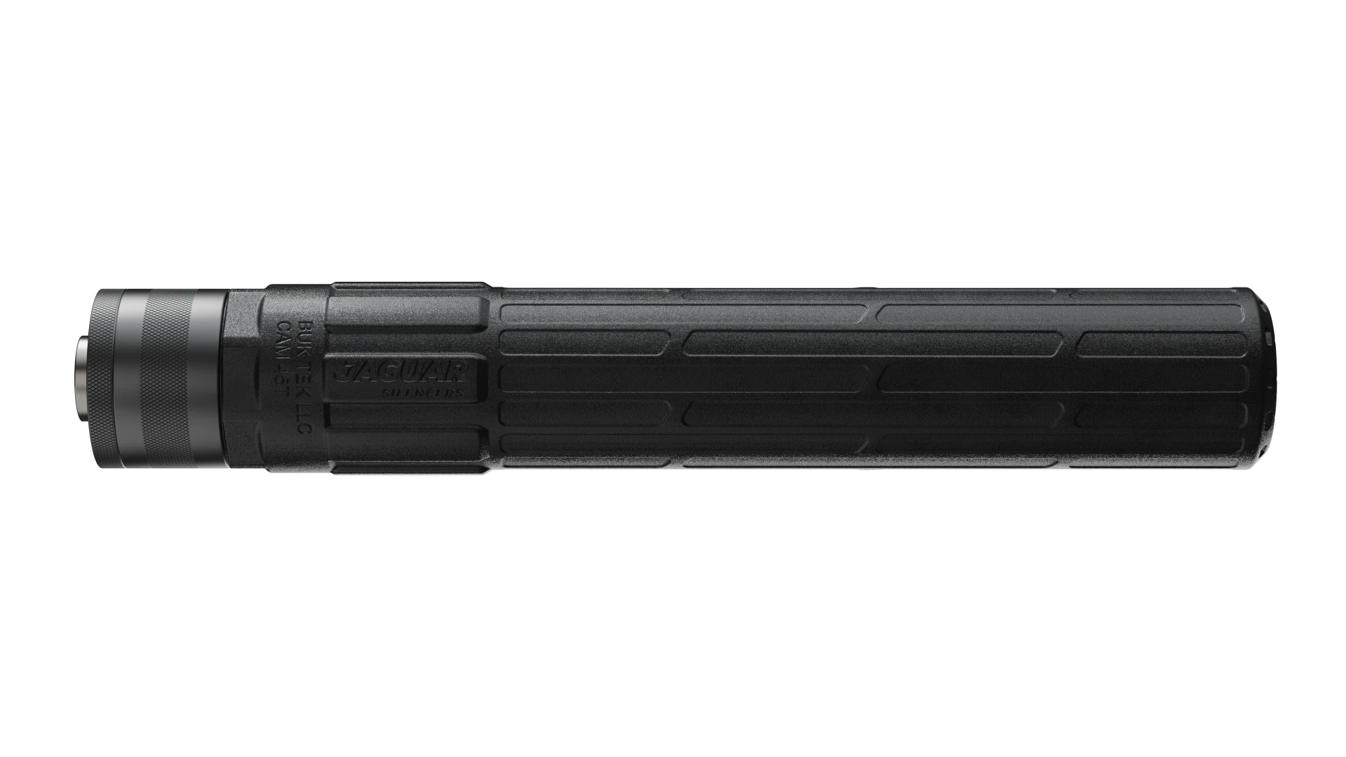 Jaguar Silencers CAM45T MAX Titanium — .45 ACP .578x28 Black Streamline