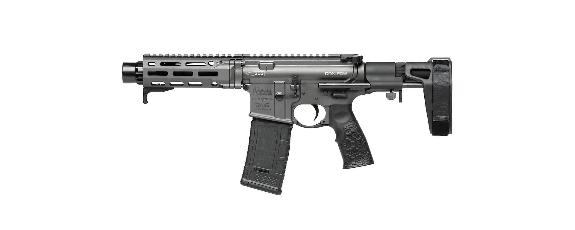 Daniel Defense DDM4 PDW Pistol — DDM4 PDW PIST 300BLK CB PSB NM 02-088-03260-067 | COBALT