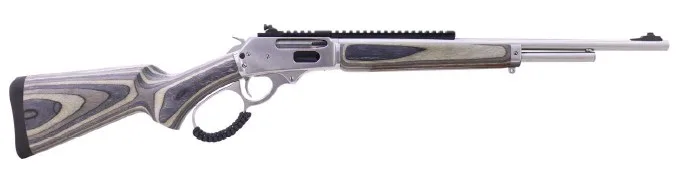 Rossi 950045189LW R95  45 Colt 8+1 18" Matte Stainless Threaded Barrel, Stainless Polished Stainless Steel Receiver, Fixed Laminate Stock