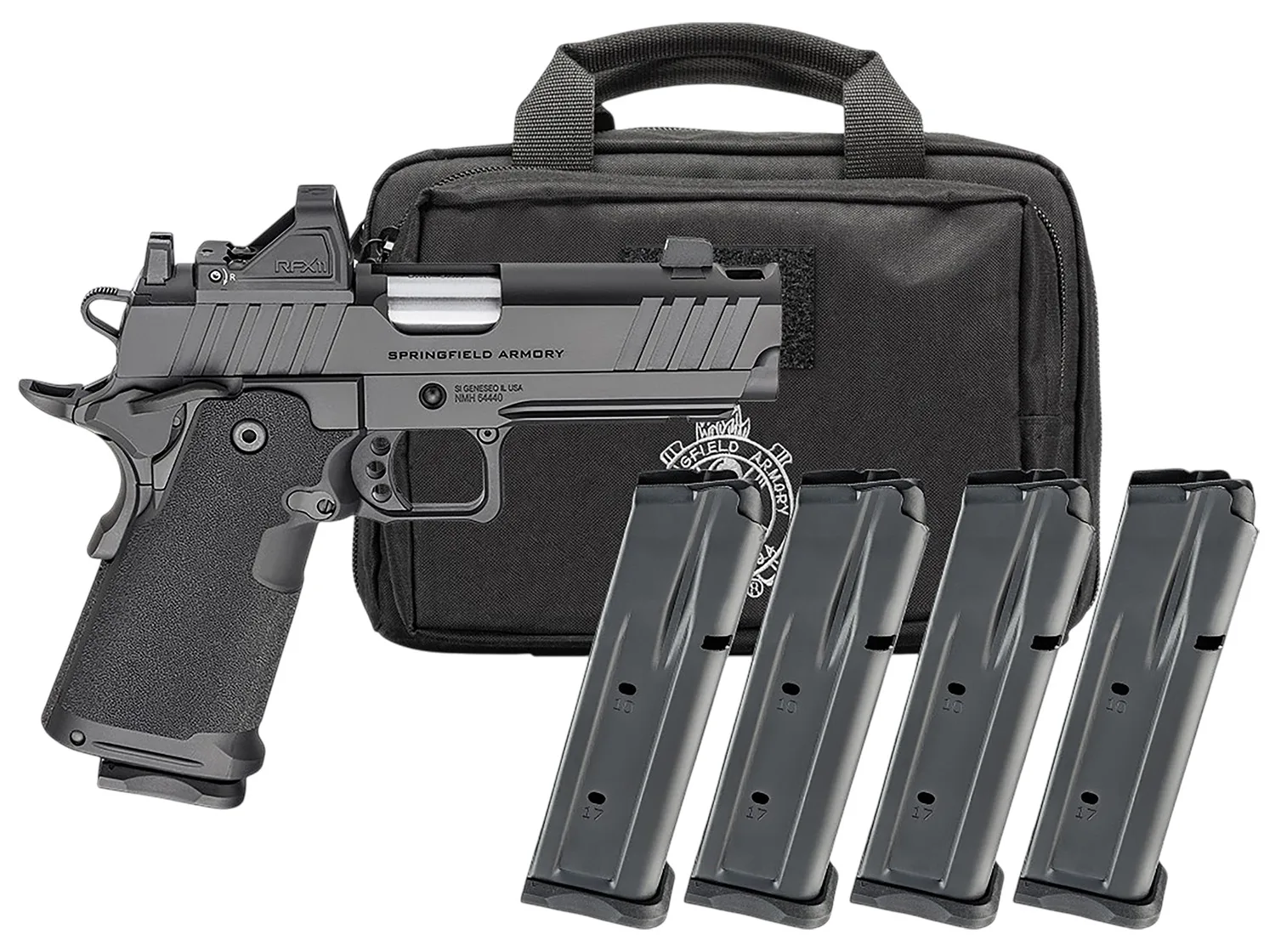 Springfield Armory 1911 DS Prodigy AOS Compact — PRODIGY CPT 9MM 4.25"20+1 GRPK PH9117AOS-COMP-PAC | GEAR PACK
