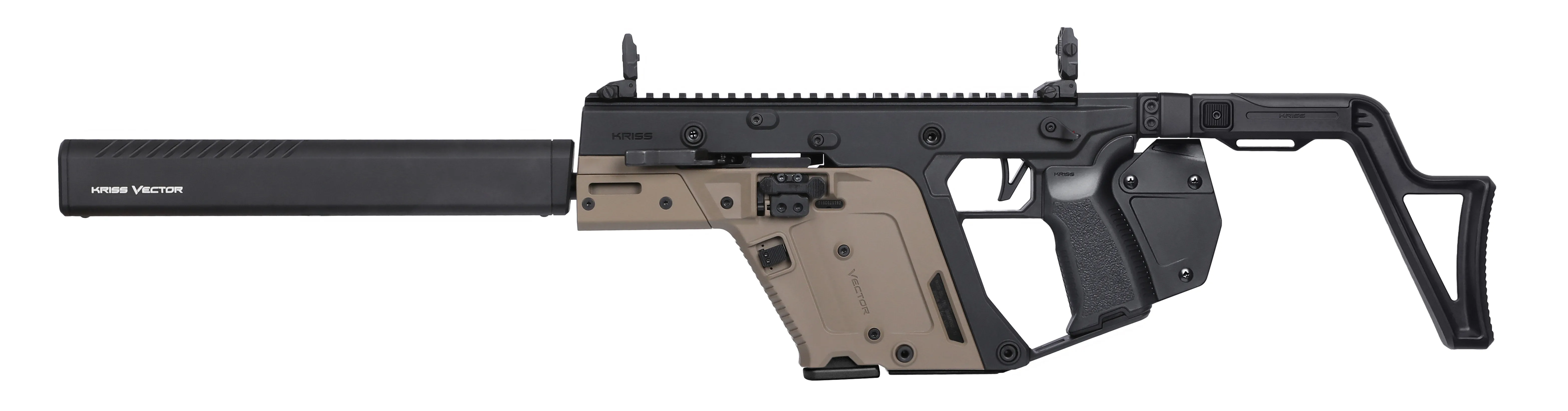 Kriss USA Vector CRB G3 — VECTOR CRB G3 10MM BK/FDE CA KV10-3C2T03 | 10+1
