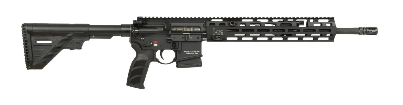 HK 81001033 MR556 A4 5.56x45mm 10+1 16.50" Black Barrel, Black Receiver w/Picatinny Rail, Black Polymer Stock, Black Polymer Grip, Ambidextrous