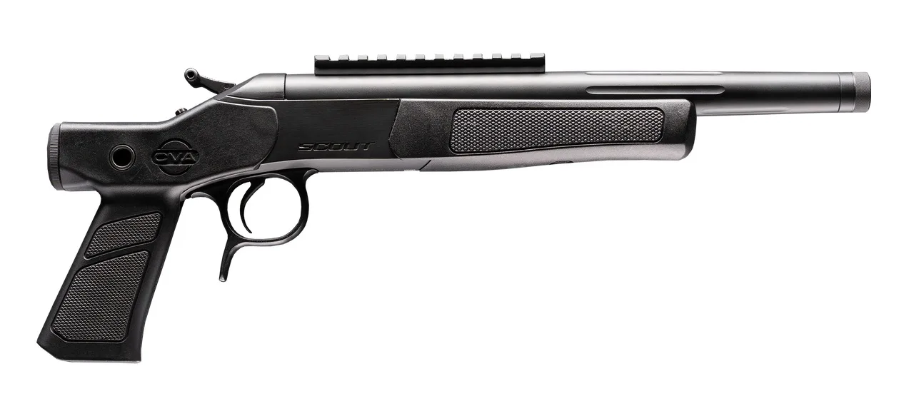 CVA Scout — SCOUT XP 338ARC BLK/SYN 12" TB THREADED BARREL | 5/8X24